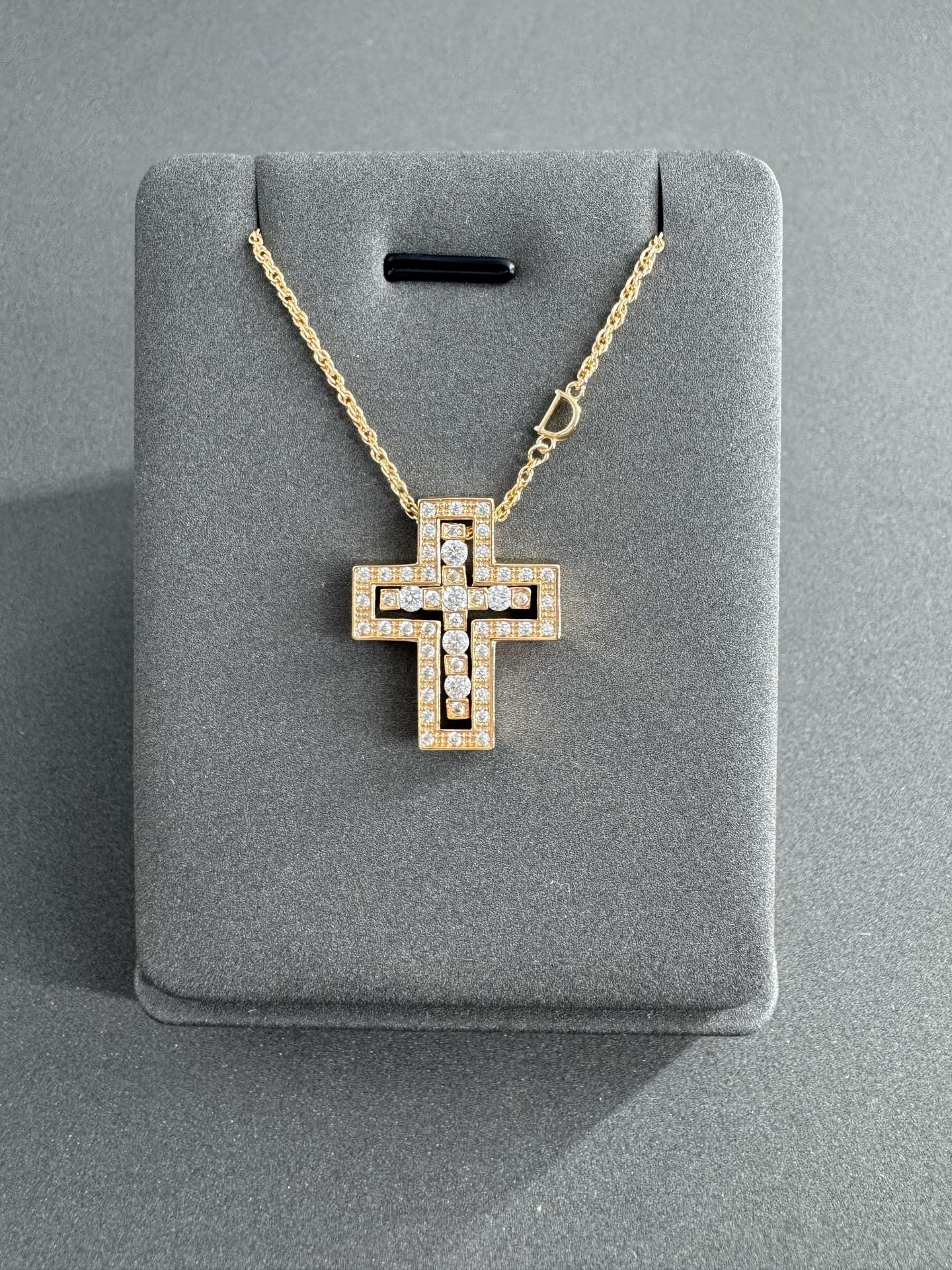 Chrome Hearts D Cross Pendant Necklace